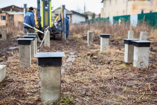 Concrete Piling Installation in Millsboro