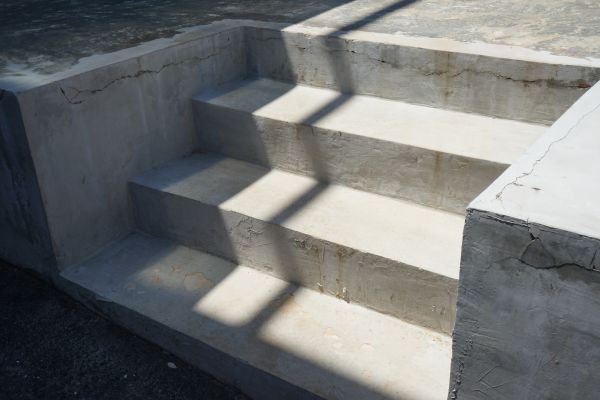 Poured Steps Installation in Millsboro