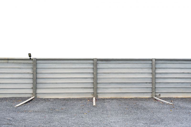 Cement Fence Installation