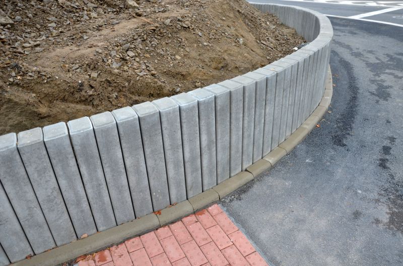 Retaining wall construction